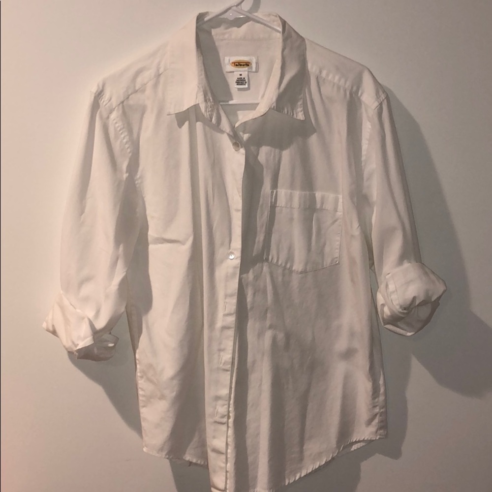 White button down